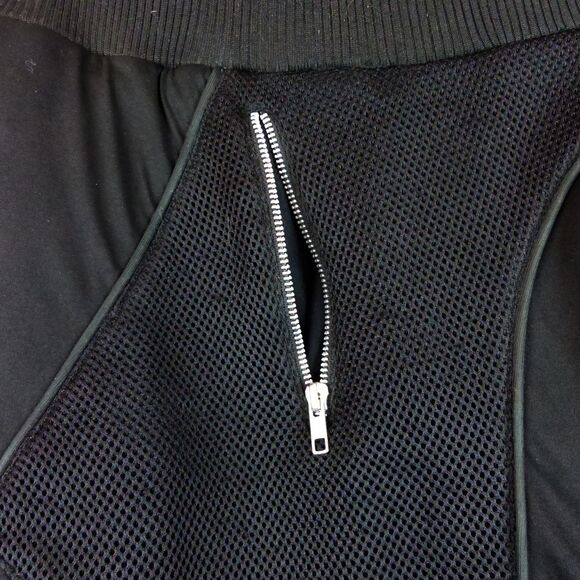 Skingraft Shorts Mens M Black Neoprene Mesh Zipper Jonny Cota Cyber Punk FLAW - Picture 11 of 15